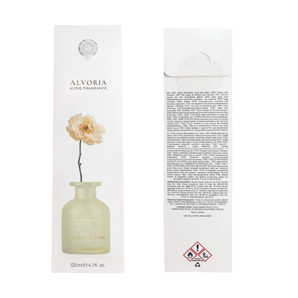Saffron Bloom - Zapach Domowy Alvoria 120 Ml — zdjęcie 3