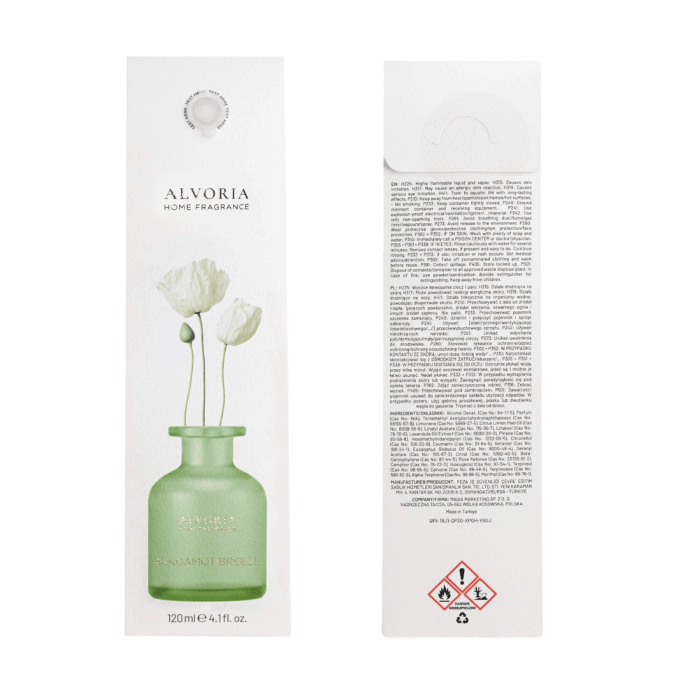 Bergamot Breeze - Zapach Domowy Alvoria 120 Ml — zdjęcie 3