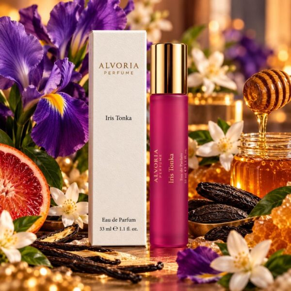 Iris Tonka Alvoria - Perfumy premium kwiatowo-waniliowe 33 ml